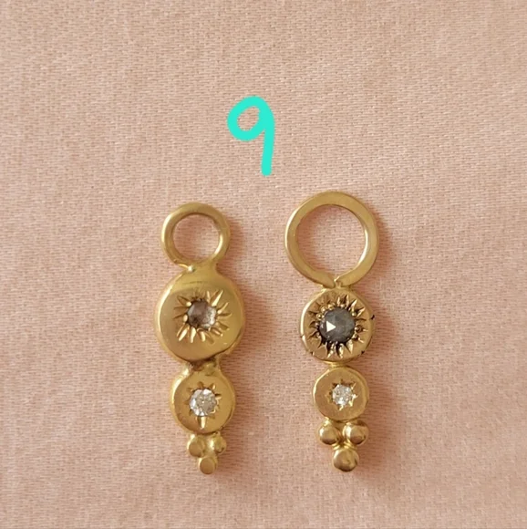 RG + YG ends and charms - Picture 4 of 5